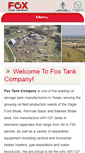 Mobile Screenshot of foxtanks.com